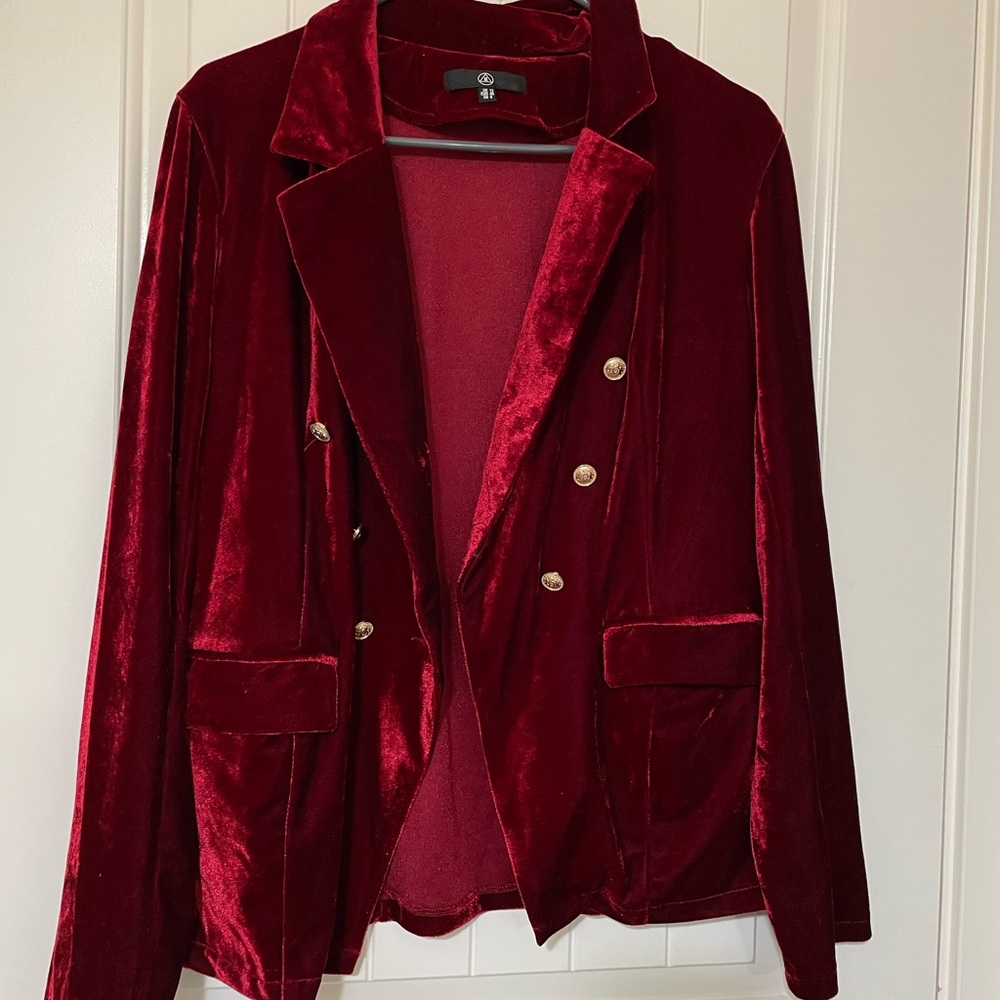 New Velvet blazer